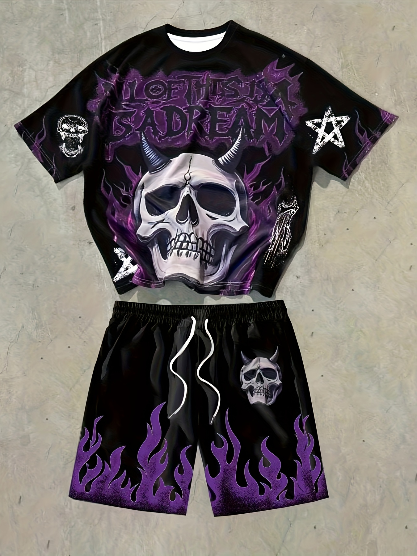 Mens Fashion Store - Hot Selling men's New Skull Letter