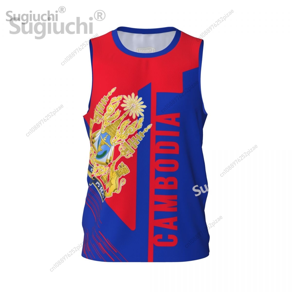 Men'S Fashion Names - Custom Name Number Cambodia 3D Flag