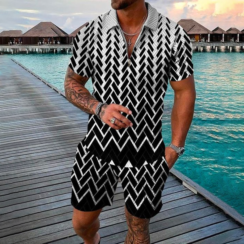 Mens Fashion Store - 3D Print Nationality Style Men's Short