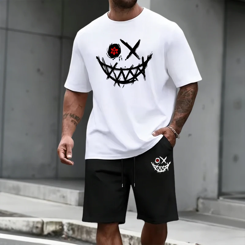 Mens Fashion Store - 2026 Summer Men's Set T-shirt&shorts Urban