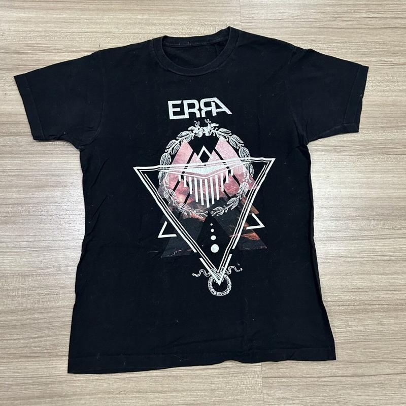 Mens Fashion Black Shirt - Erra Band Black Cotton T Shirt