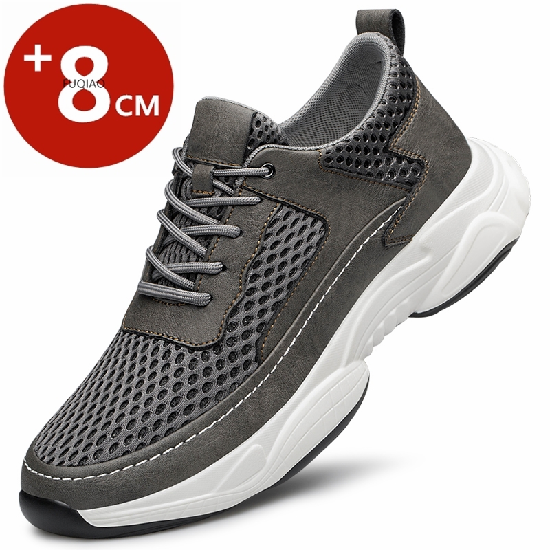 Men'S Fashion Running Shoes - Men's Breathable Sneakers Elevator Shoes Invisible