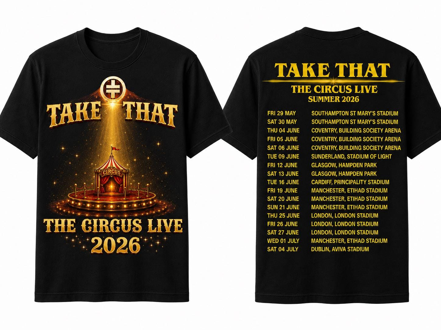 Men'S Fashion Uk - Take That The Circus Live Tour