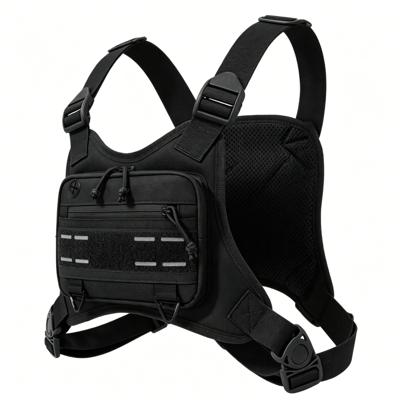 Tactical Vest Men - Tactical Front Chest Rig Bag Vest