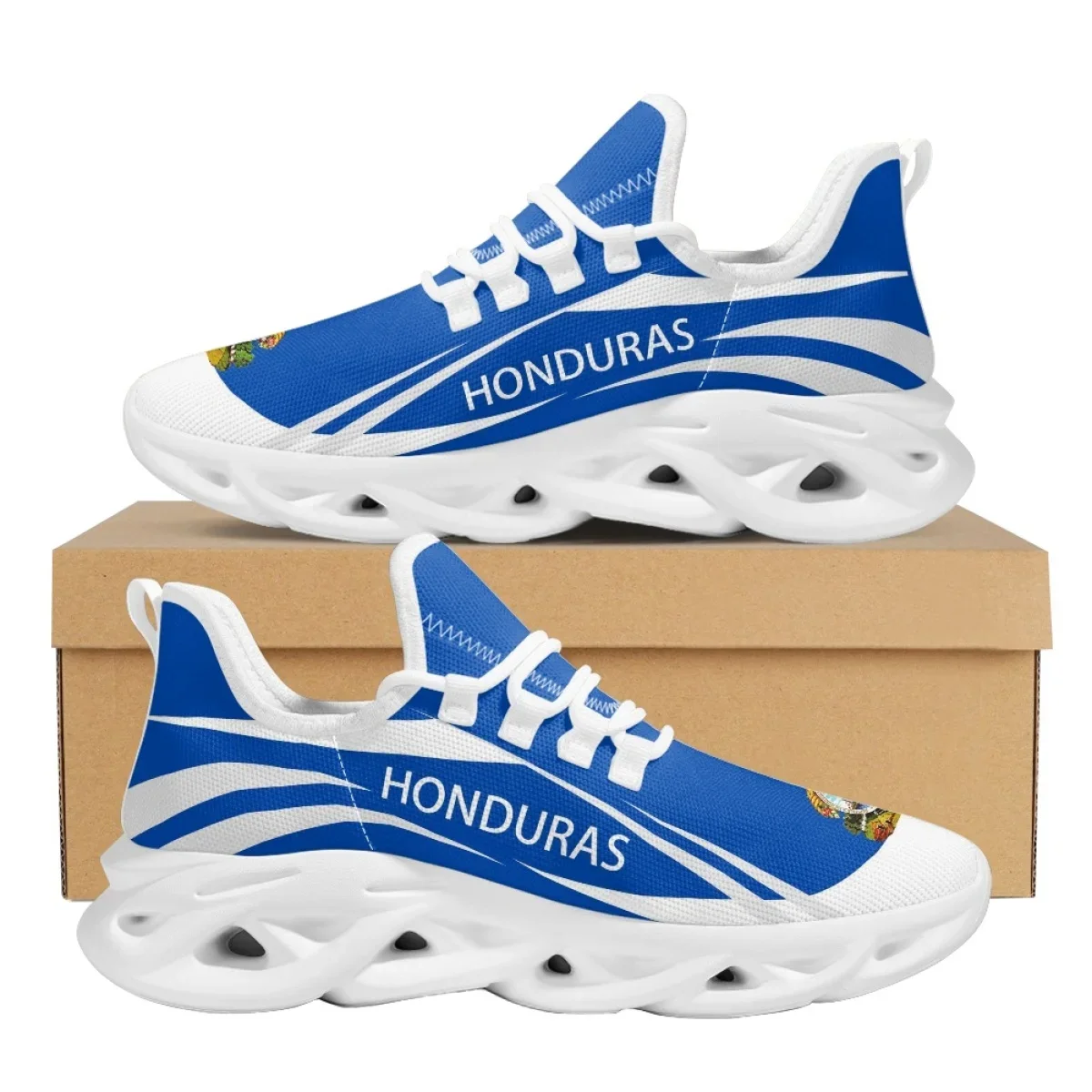 Men'S Fashion Running Shoes - Men Blade Running Shoes Honduras Flag
