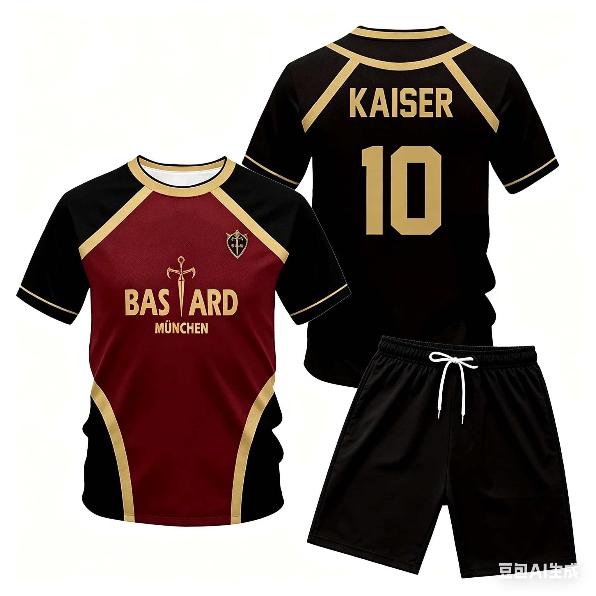 Mens Fashion Store - Anime Kaiser Jersey Set Japanese Anime