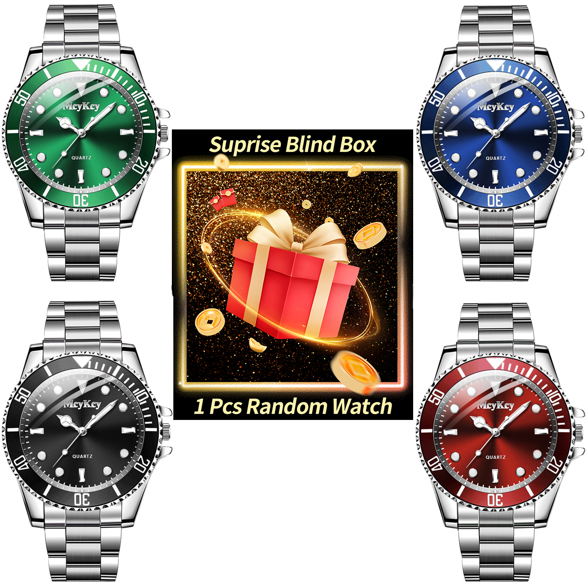 Men'S Fashion Box - 1PC Surprise Mystery Watch Blind Box-Luxury