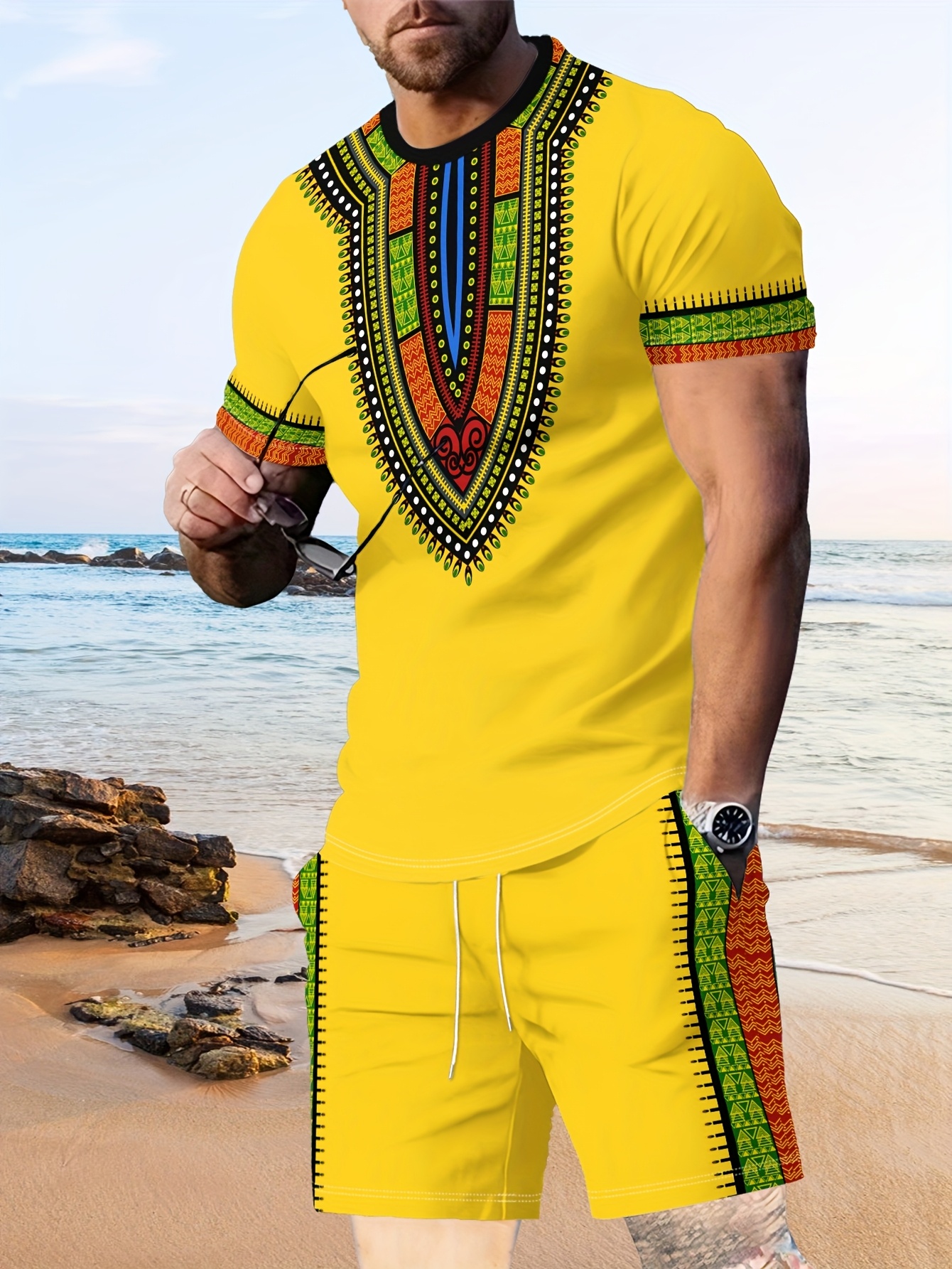 Mens Fashion Store - New Men's Suits African Dashiki Paisley