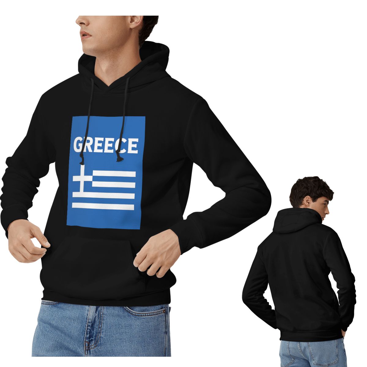 Men'S Fashion Greece - Greece Greek Flag Hoodies Men Women