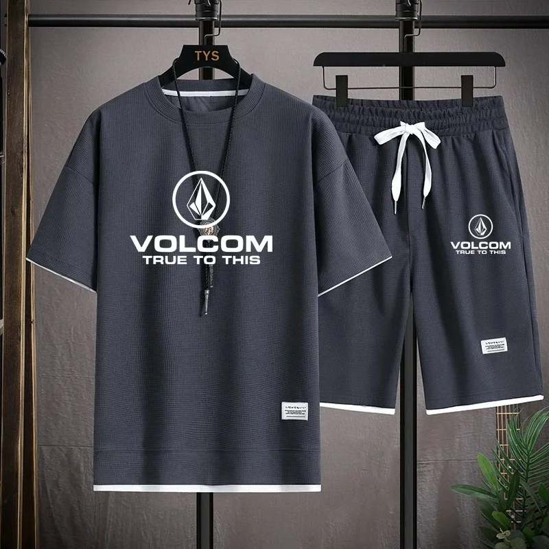 Mens Fashion Store - VOLCOM New Men's Waffle Sport T-shirt