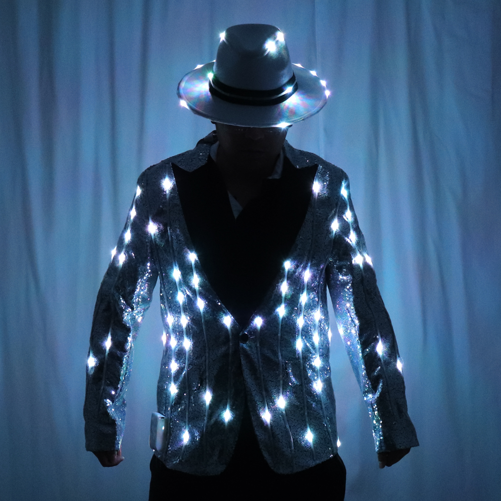 Full Color LED Sequins Fashion - Men'S Fashion For 60 Year Old ulasan dan harga