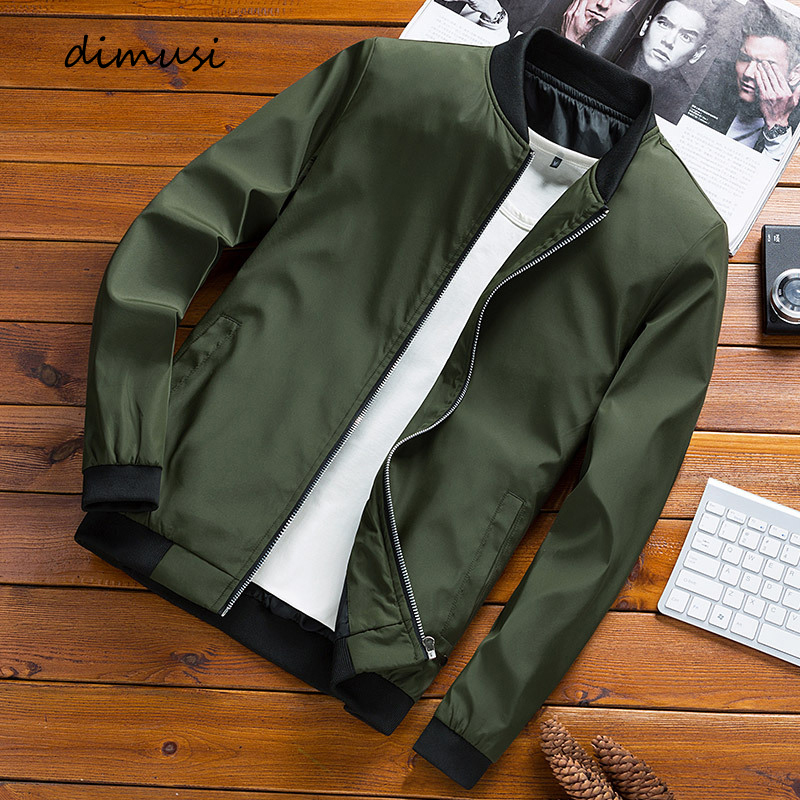 DIMUSI Men's Bomber Jackets Ma - Mens Fashion Bomber Jacket ulasan dan harga