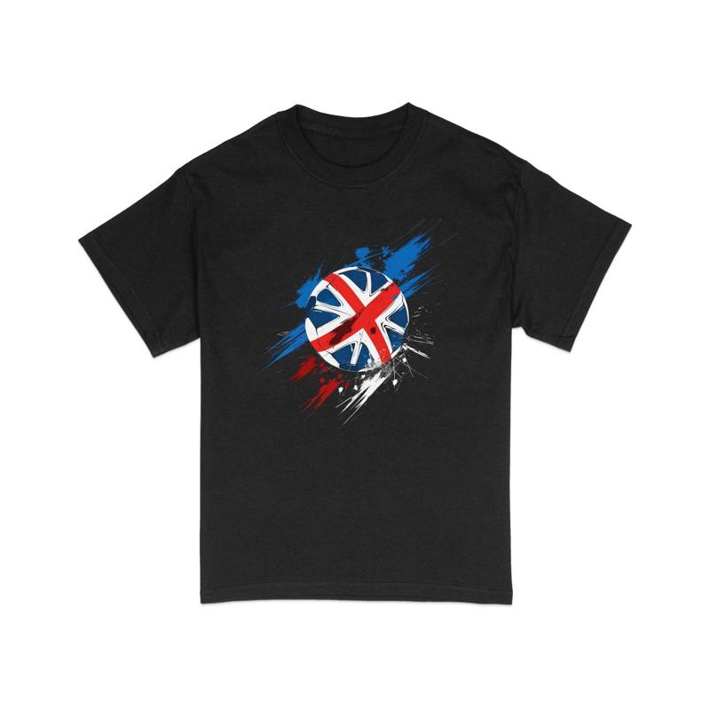 Grunge Style British Flag T Sh - Men'S Fashion Uk ulasan dan harga