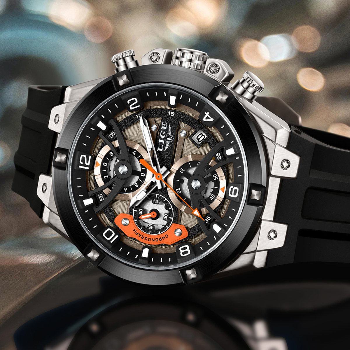 LIGE Simple Fashion Quartz Man - Men'S Fashion Box ulasan dan harga