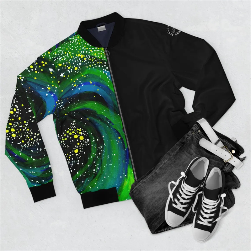 Harajuku Y2K Zipper Golf Coat  - Mens Fashion Bomber Jacket ulasan dan harga