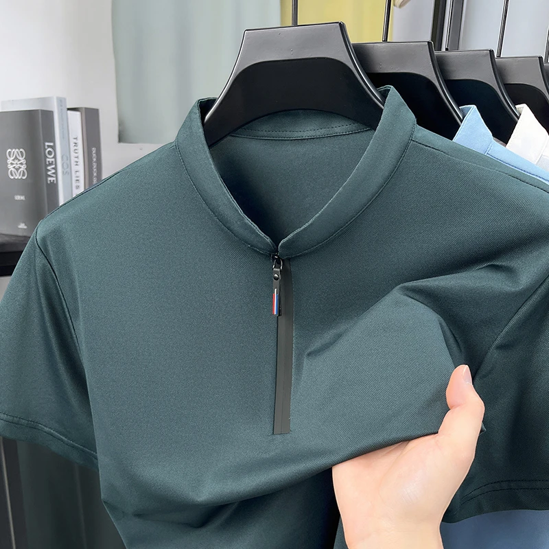 Mens Fashion Short Sleeve Polo - Mens Fashion Quarter Zip ulasan dan harga