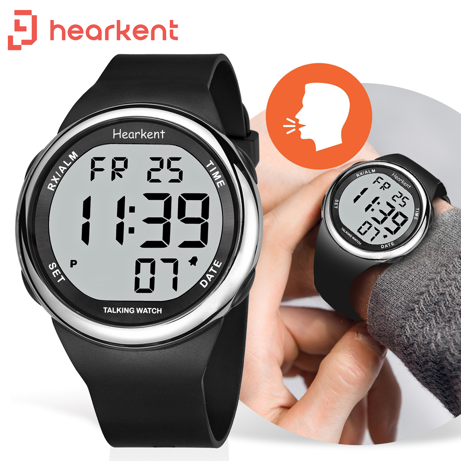 Hearkent Spanish Talking Watch - Men'S Fashion For 60 Year Old ulasan dan harga
