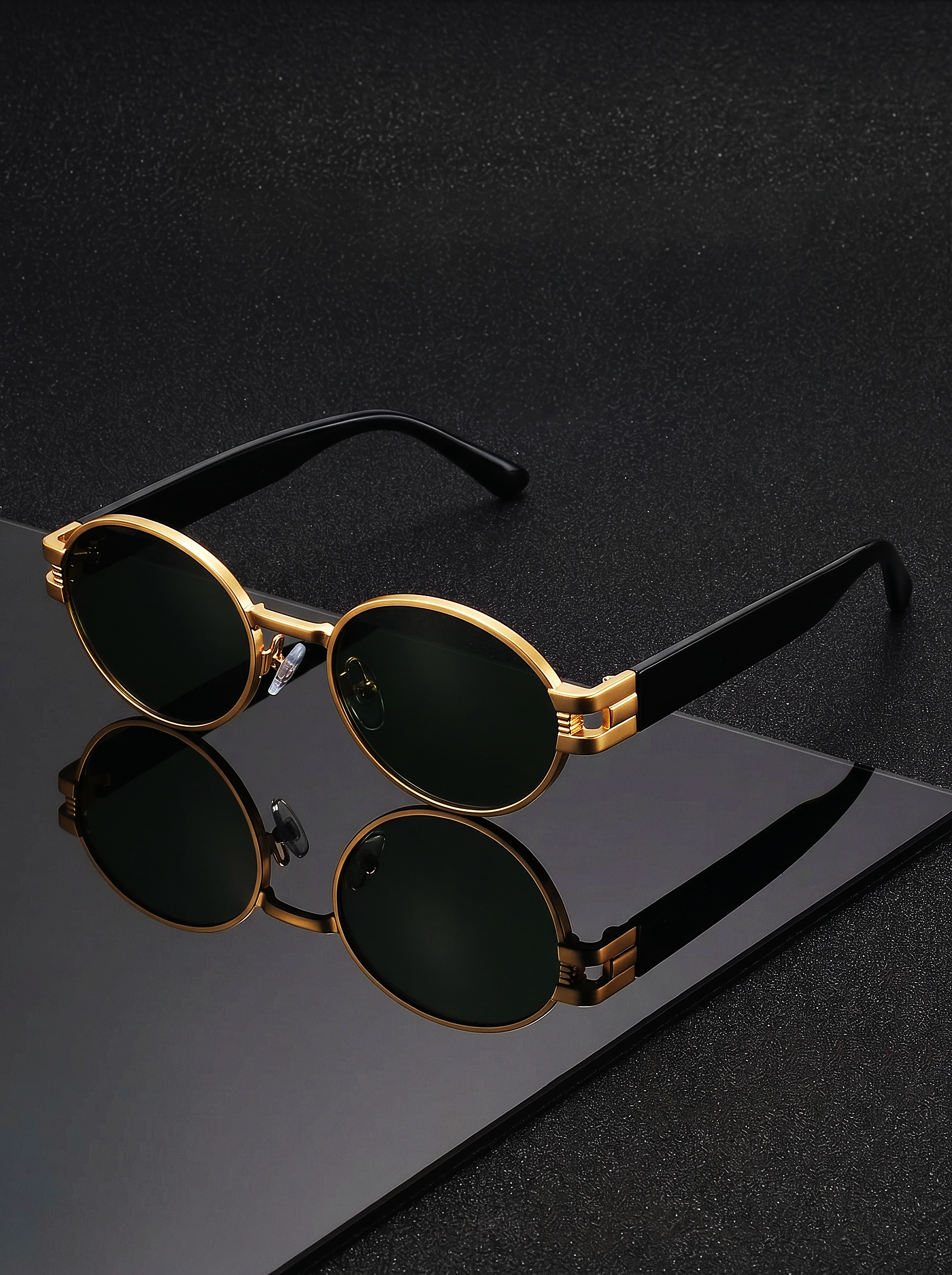 VIOLA MAG Retro Oval Sunglasse - Men'S Fashion Mag ulasan dan harga