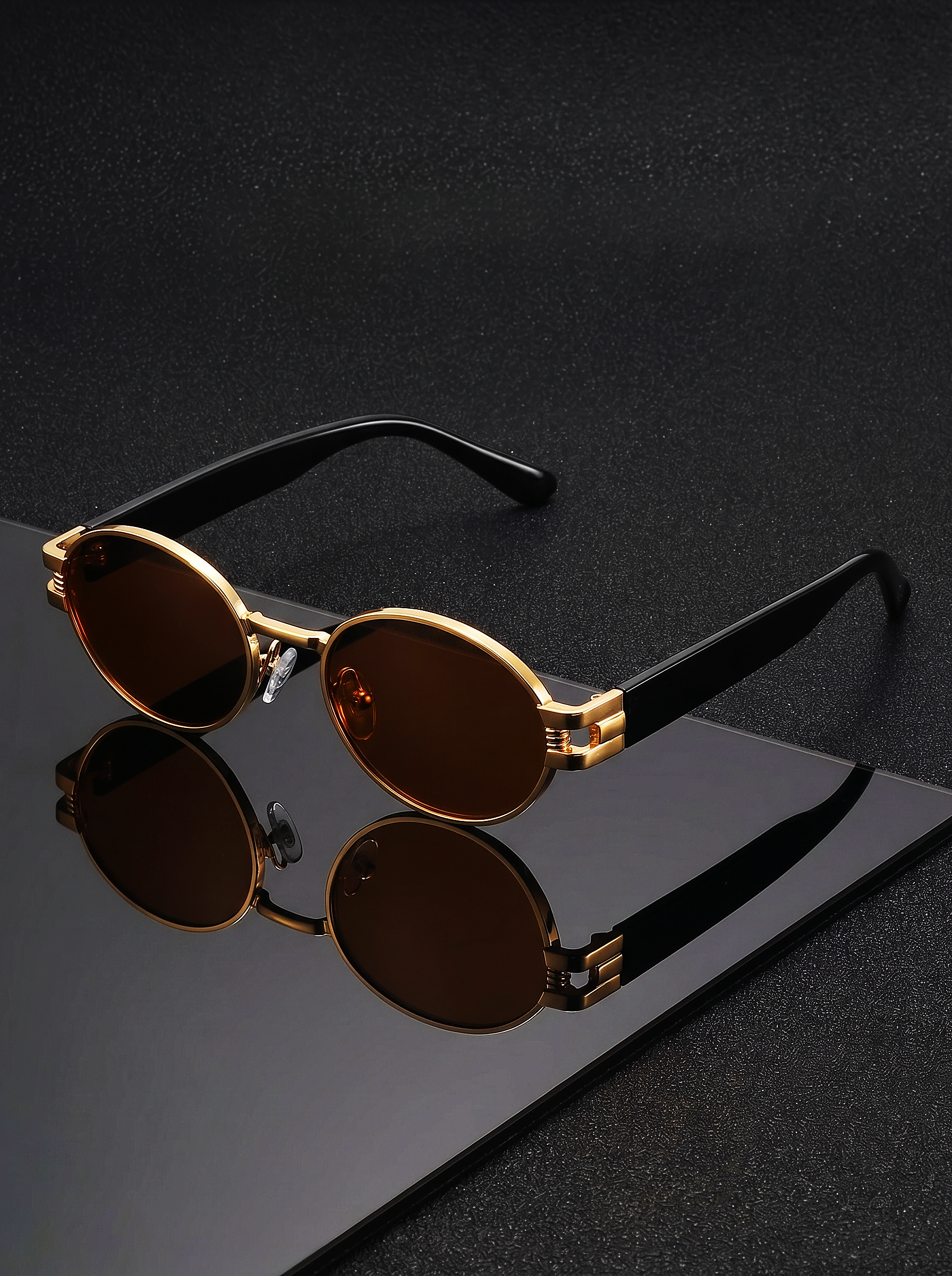 VIOLA MAG Retro Oval Sunglasse - Men'S Fashion Mag ulasan dan harga