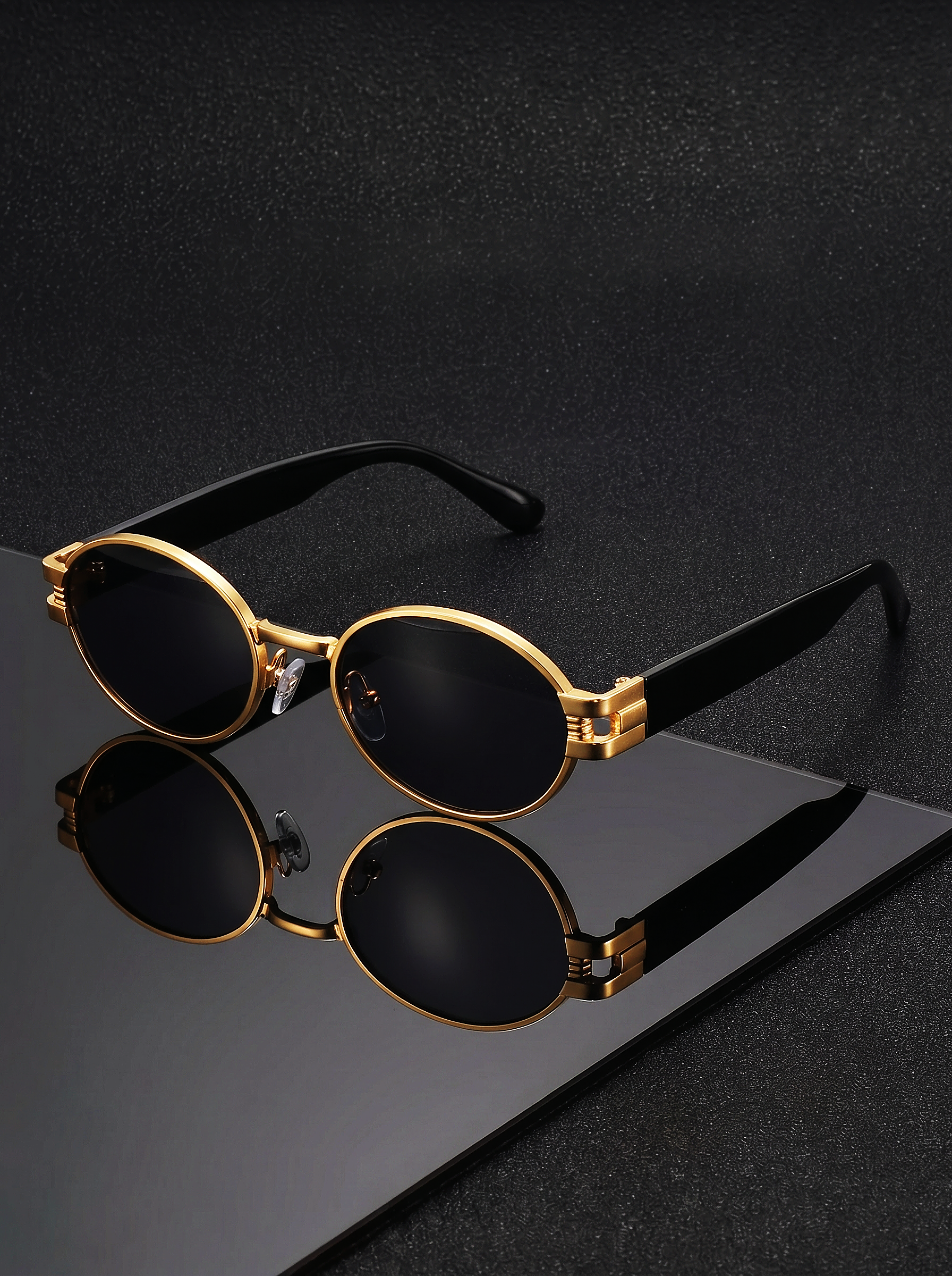 VIOLA MAG Retro Oval Sunglasse - Men'S Fashion Mag ulasan dan harga