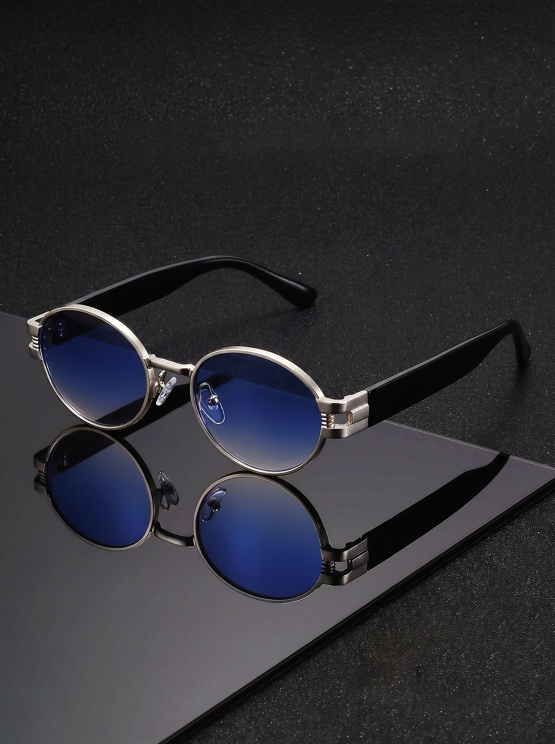 VIOLA MAG Retro Oval Sunglasse - Men'S Fashion Mag ulasan dan harga