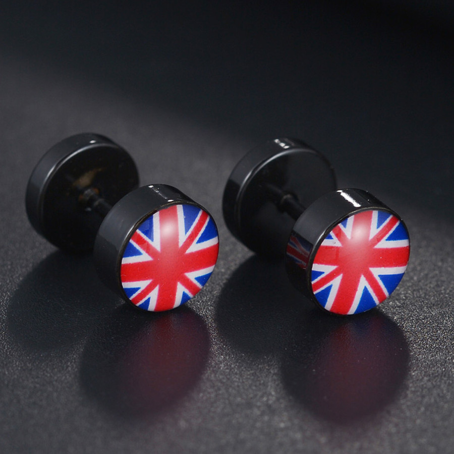 1Pair Punk Black Multiple Styl - Men'S Fashion Uk ulasan dan harga