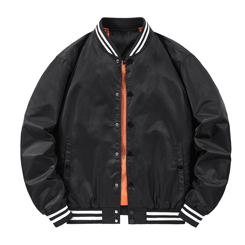 Baseball Jackets Men Loose Cas - Mens Fashion Bomber Jacket ulasan dan harga