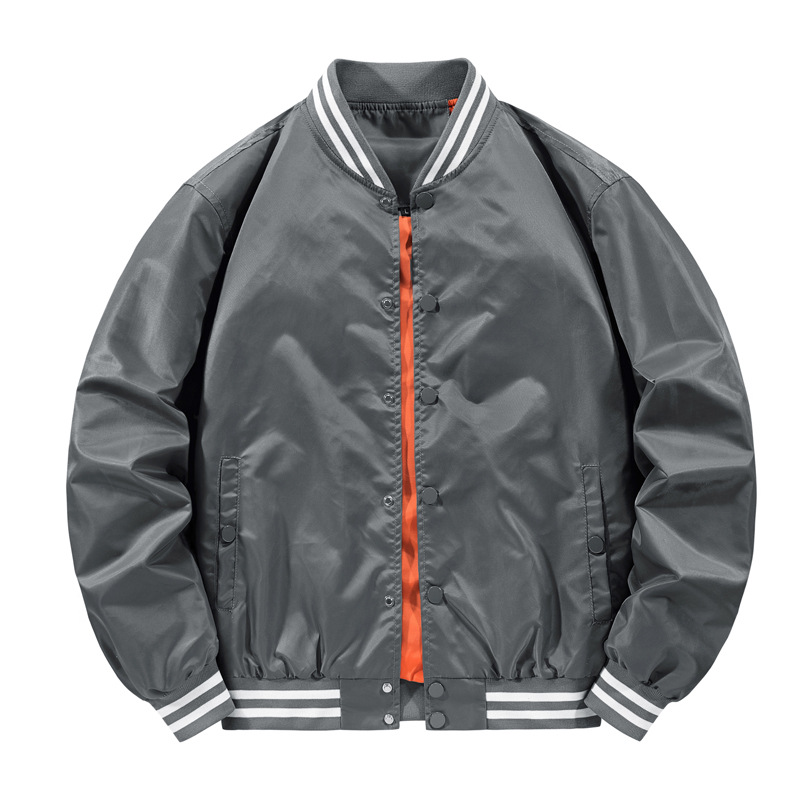 Baseball Jackets Men Loose Cas - Mens Fashion Bomber Jacket ulasan dan harga