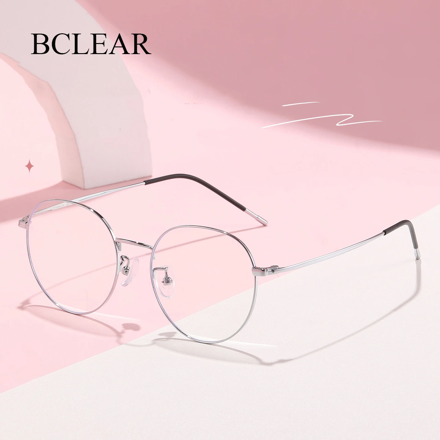 BCLEAR Ultra-Light Titanium Ro - Men'S Fashion Glasses 2026 ulasan dan harga