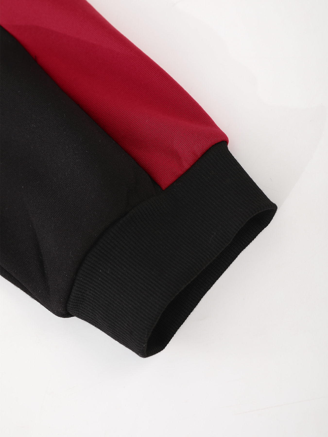 Men's Plus Size Black & Red Co - Mens Fashion Zip Up ulasan dan harga