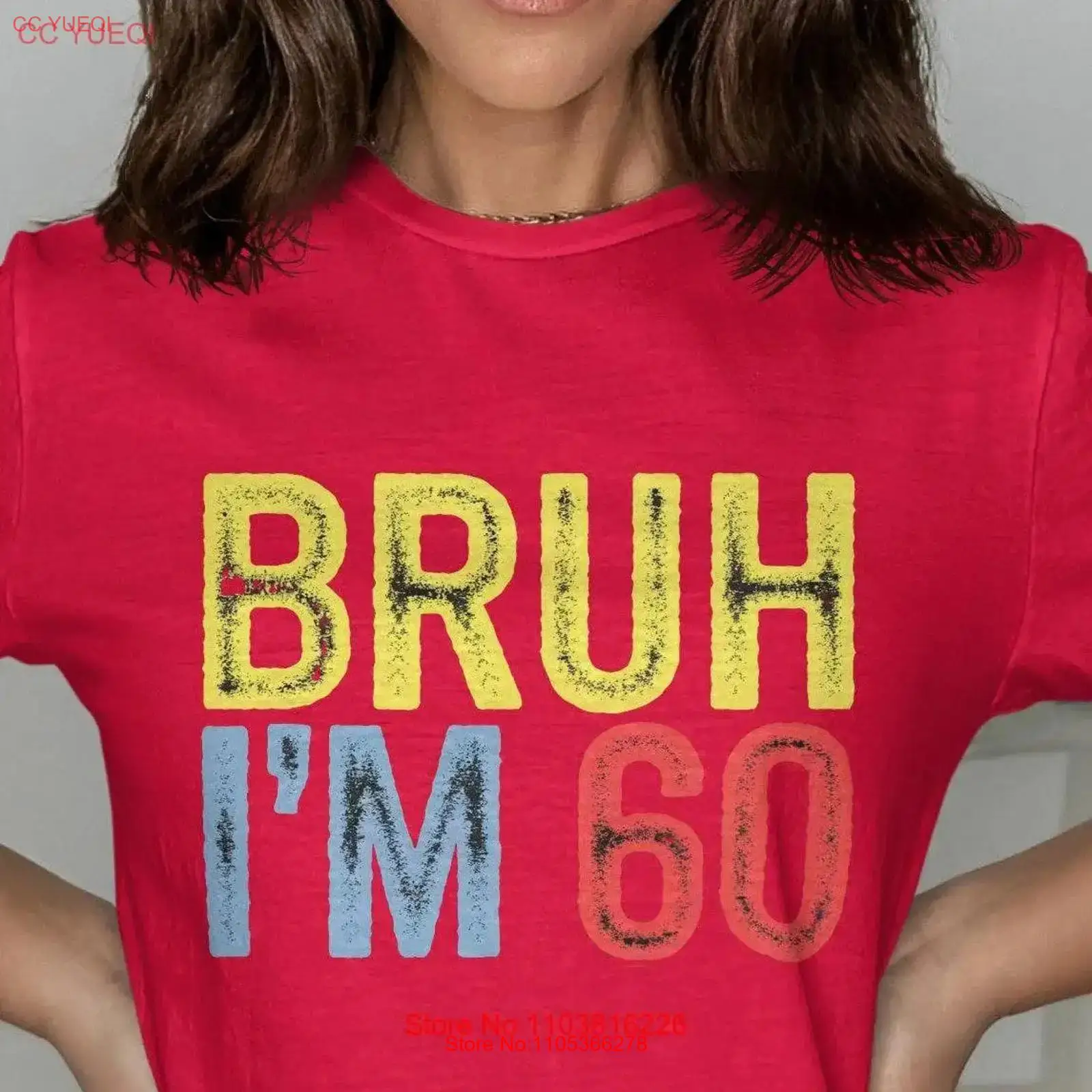 Bruh I'm 60 Birthday T Shirt F - Men'S Fashion For 60 Year Old ulasan dan harga