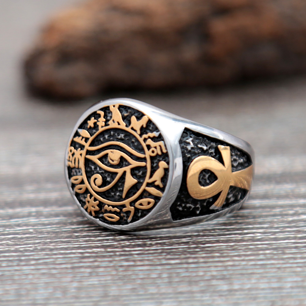 Vintage Egyptian Eye of Horus  - Men Fashion Egypt ulasan dan harga