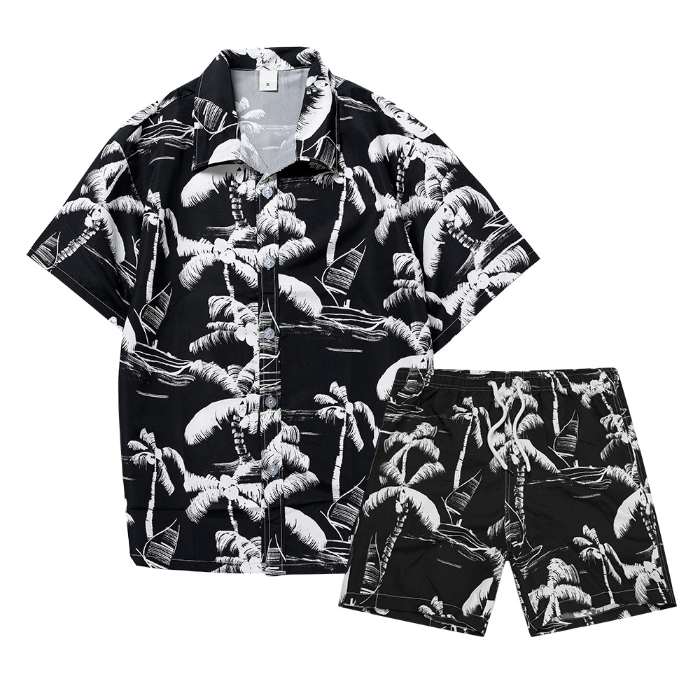 Hawaiian Coconut Tree 3D Print - Mens Fashion Store ulasan dan harga