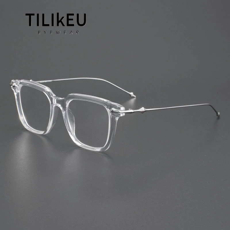 2026 Fashion Korean Acetate Ti - Men'S Fashion Glasses 2026 ulasan dan harga