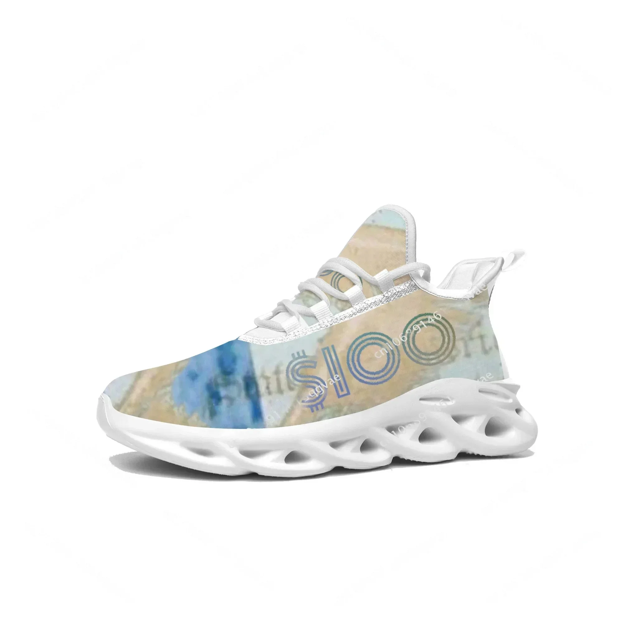 Dollar Printed Flats Sneakers  - Men'S Fashion Running Shoes ulasan dan harga