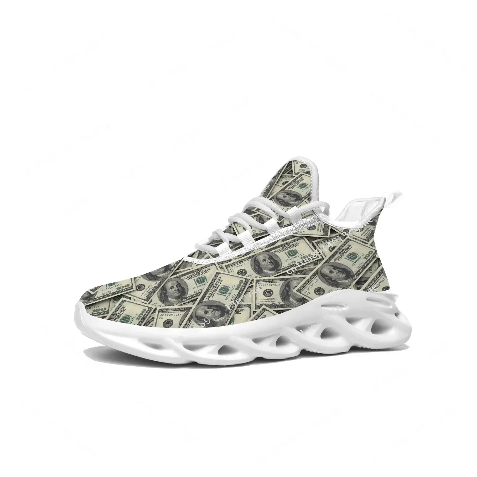 Dollar Printed Flats Sneakers  - Men'S Fashion Running Shoes ulasan dan harga