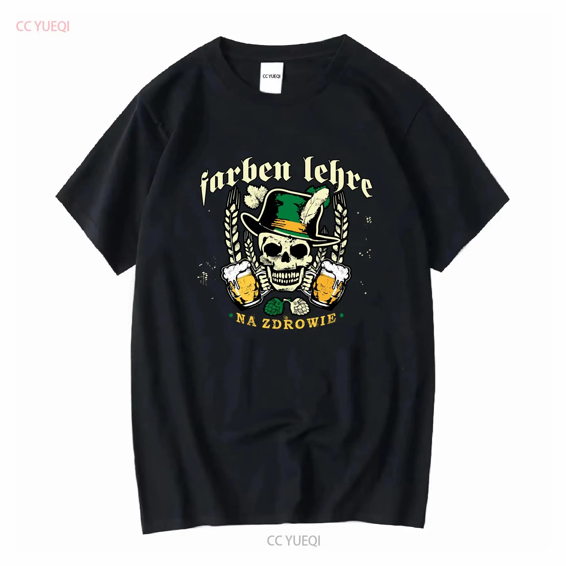 Farben Lehre punk band rock T  - Mens Fashion Black Shirt ulasan dan harga