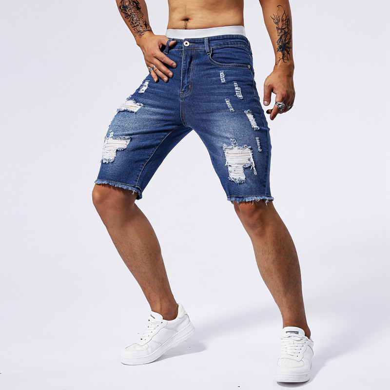 2025 Summer New Men's Ripped D - Mens Fashion Summer 2025 ulasan dan harga