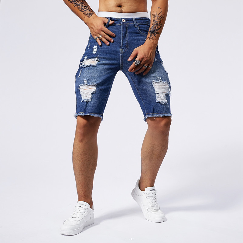 2025 Summer New Men's Ripped D - Mens Fashion Summer 2025 ulasan dan harga
