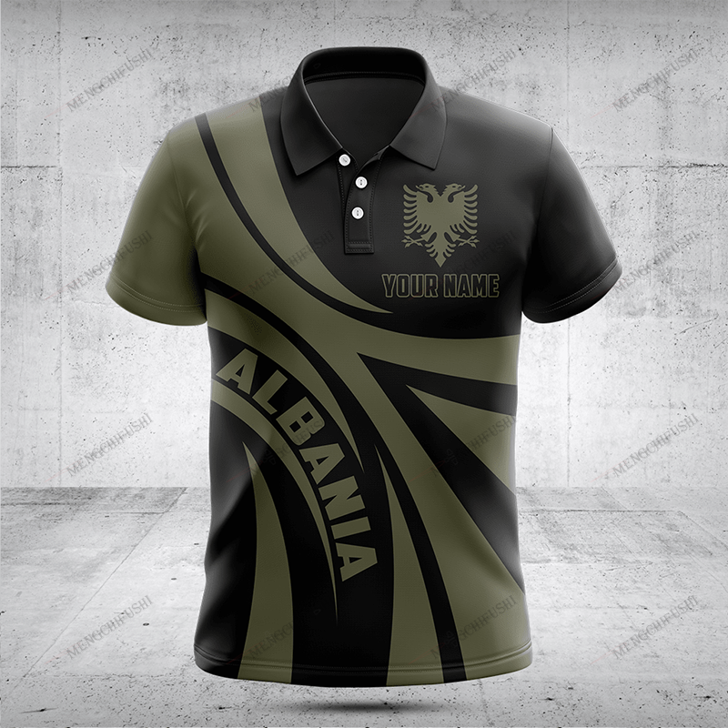 Custom Name Albania Flag Graph - Men'S Fashion Names ulasan dan harga