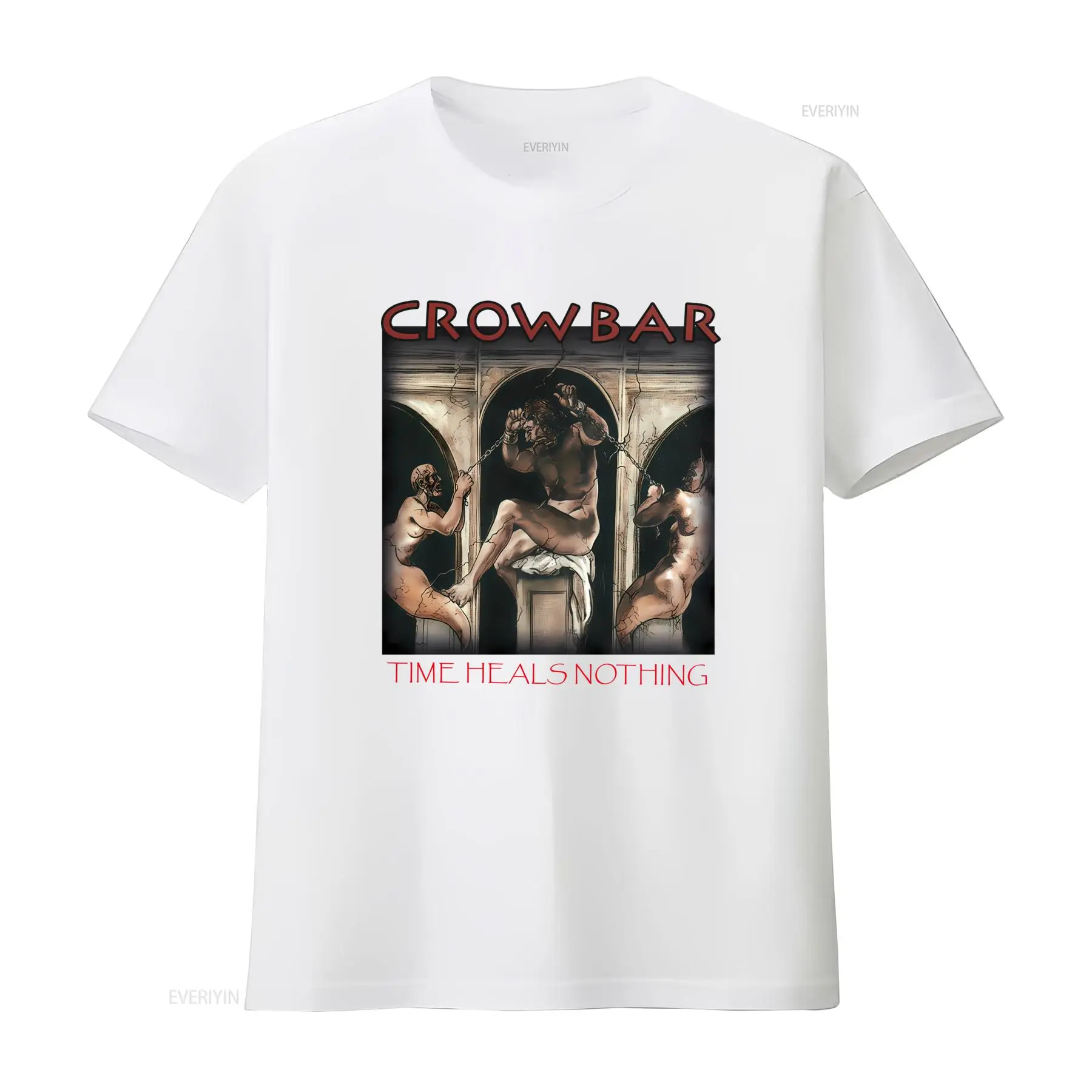 Vintage Crowbar Band Time Heal - Mens Fashion Black Shirt ulasan dan harga