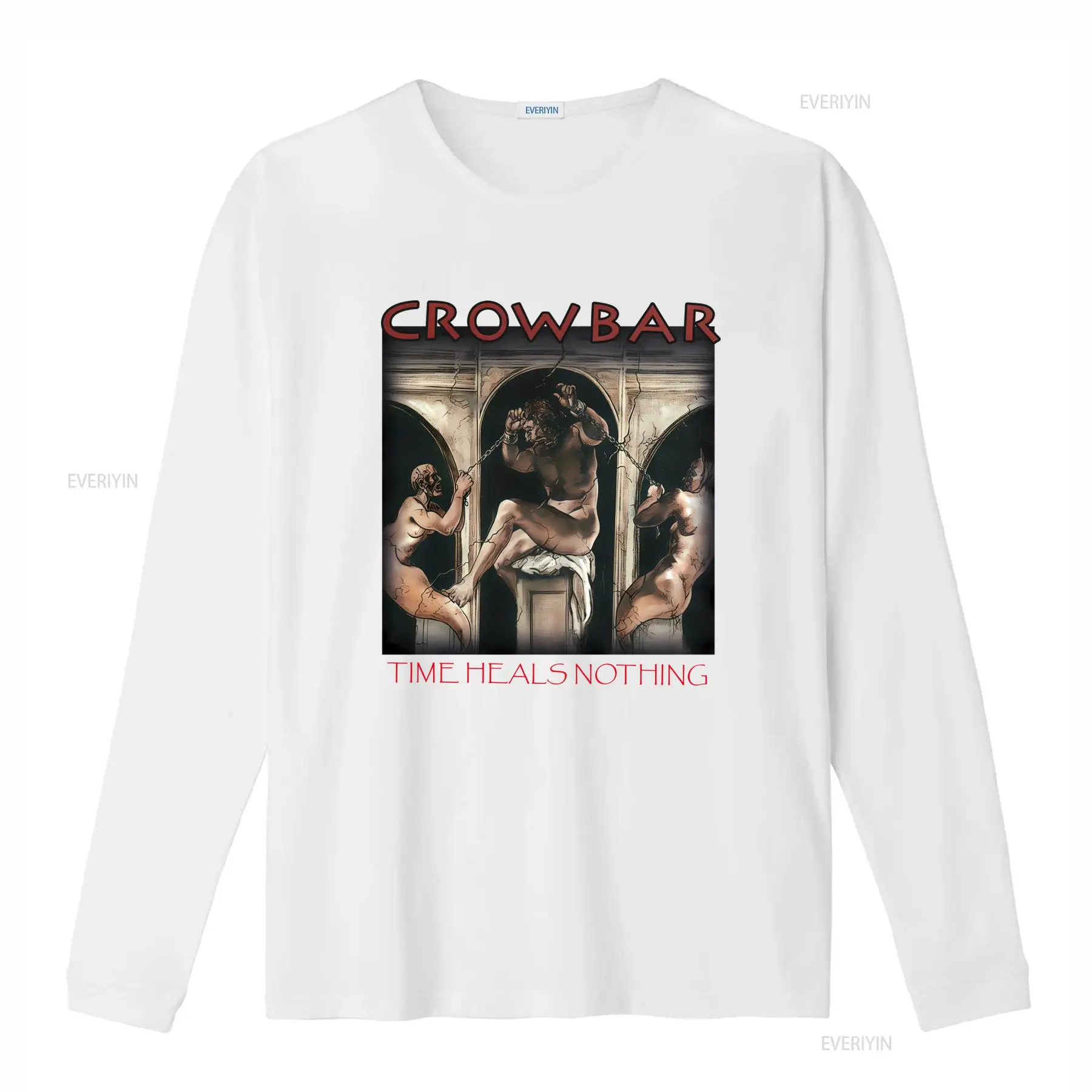 Vintage Crowbar Band Time Heal - Mens Fashion Black Shirt ulasan dan harga