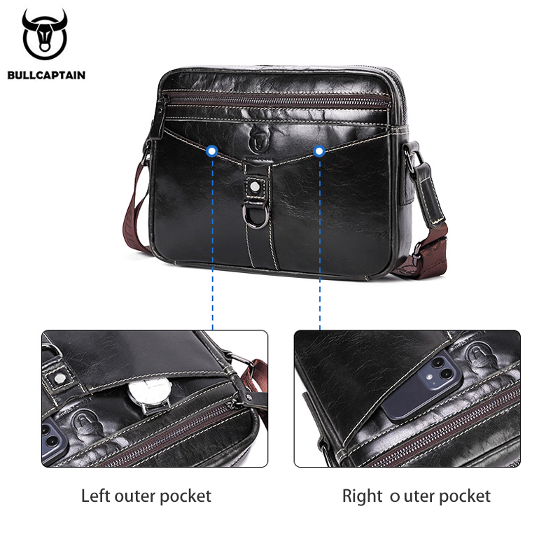 BULLCAPTAIN Genuine Cowhide Me - Men'S Fashion For 60 Year Old ulasan dan harga