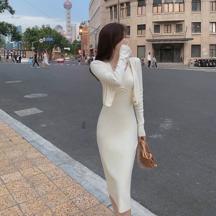 Autumn Spring Suit Women Knitt - Knitted Cardigan Men ulasan dan harga