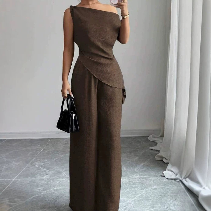 Linen Long Pants Set Off-Shoul - Men'S Fashion Linen Pants ulasan dan harga