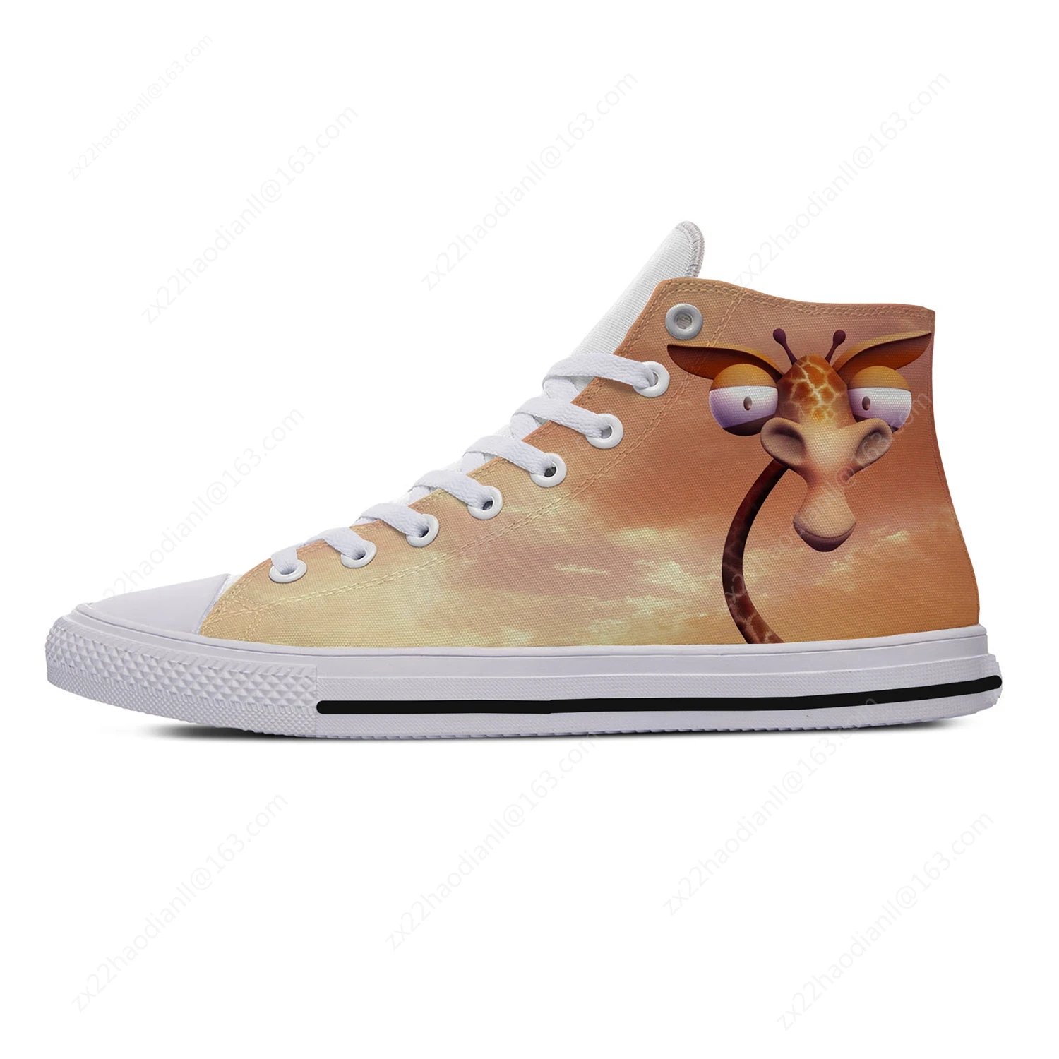 Giraffe Animal High Top Sneake - Men'S Fashion Running Shoes ulasan dan harga