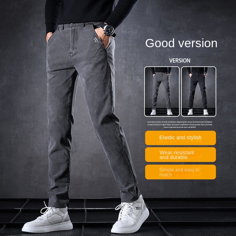 High Quality Harajuku Fashion  - Men'S Fashion Linen Pants ulasan dan harga