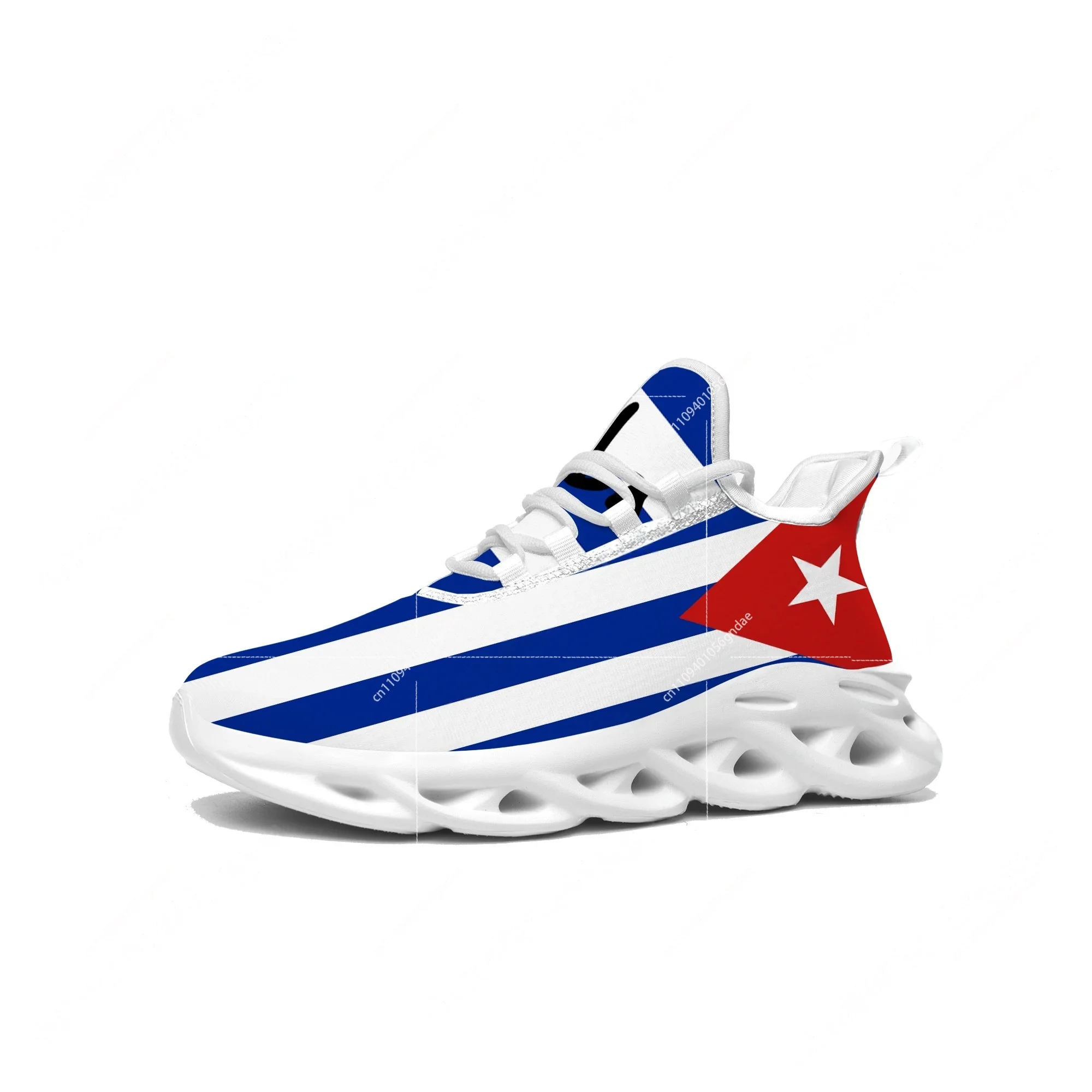 Cuban Flag Flats Sneakers Mens - Men'S Fashion Running Shoes ulasan dan harga