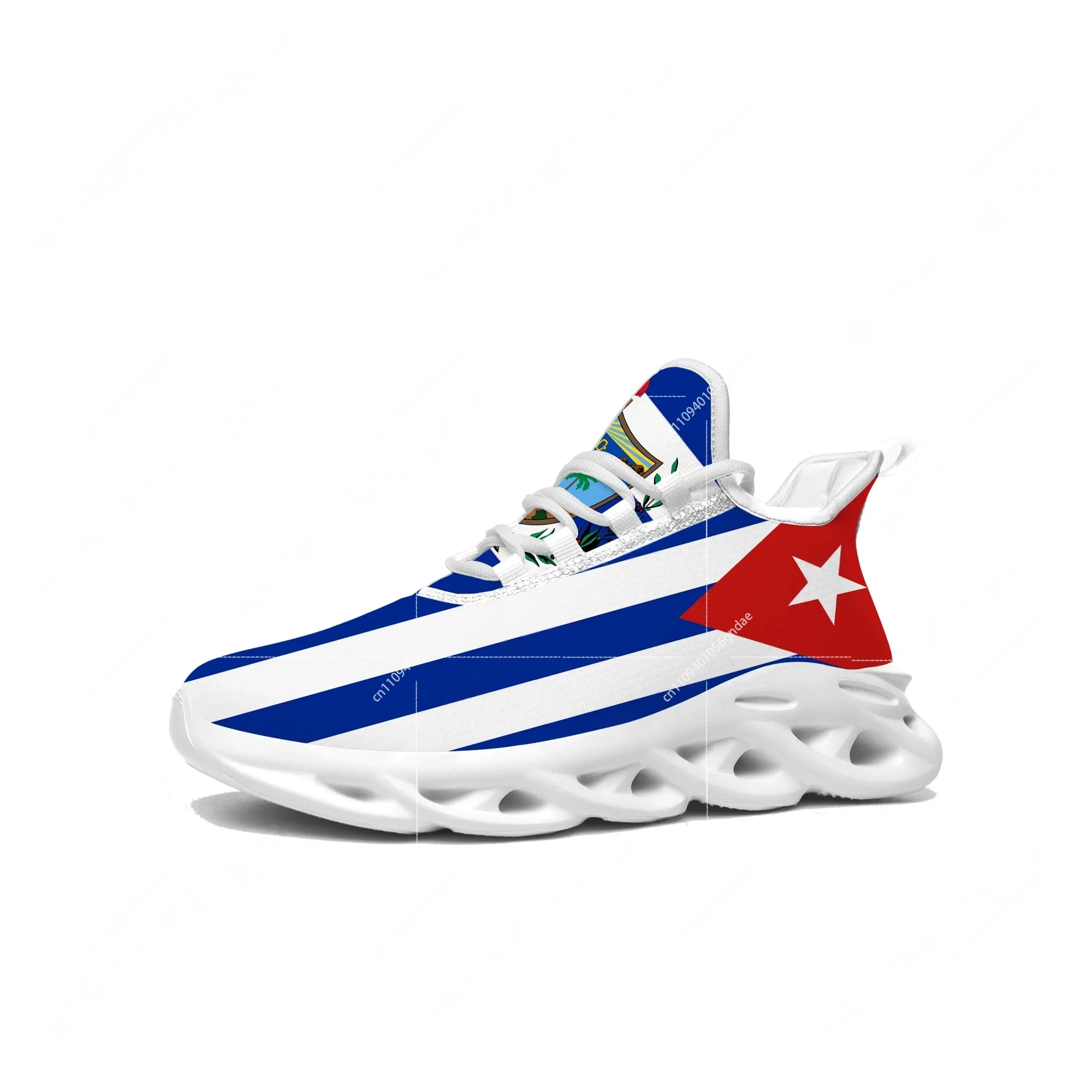Cuban Flag Flats Sneakers Mens - Men'S Fashion Running Shoes ulasan dan harga