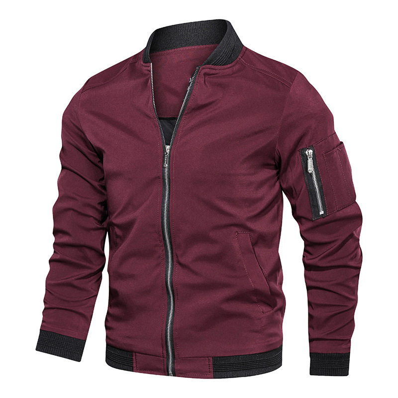 Spring Autumn Men's Bomber Jac - Mens Fashion Bomber Jacket ulasan dan harga